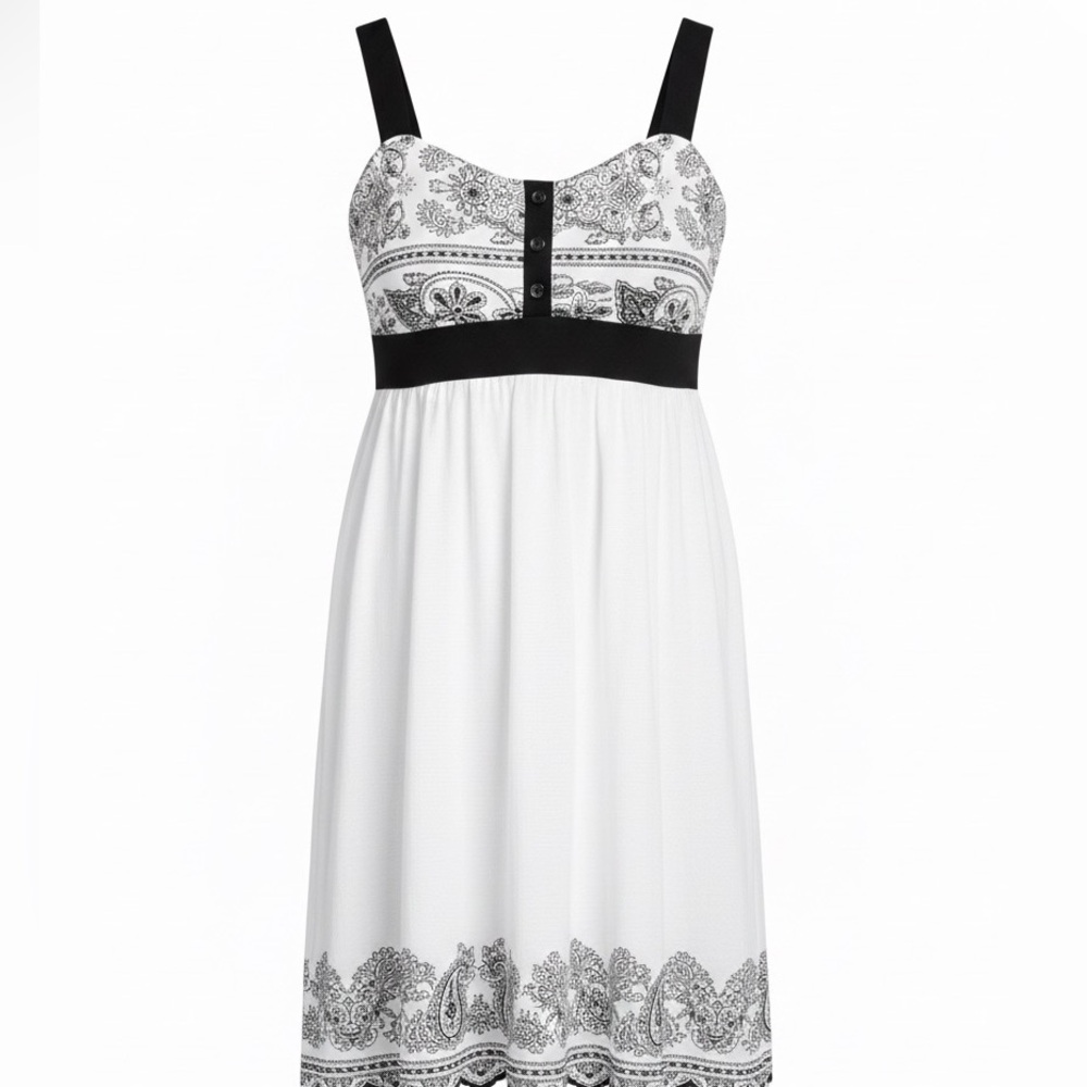 CHARLOTTE RUSSE Women’s Boho Style Embroidered Maxi Dress